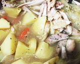残りポトフでうまいぜ！なすチーズカレー作り方1写真