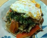 卵のっけ!!醤油味の焼きうどん作り方8写真