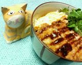 オリジナルカツたま☆貝割れ大根☆丼作り方2写真