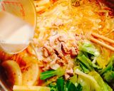 豆乳を投入で!ピリ辛マイルド☆キムチ鍋作り方4写真