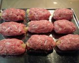 ホクホクポテトの♪もやしハンバーグロール作り方6写真