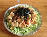 居酒屋風、豆腐とアボカドのサラダ作り方4写真