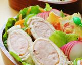 お弁当に☺薄切り肉のウインナー巻き作り方3写真