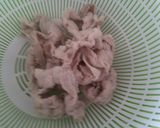セロリと豚肉のサラダ作り方3写真