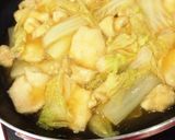 鶏胸肉と白菜の卵とじ★作り方6写真