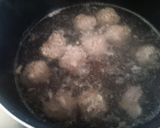 豆腐でふんわり♪肉団子の汁椀作り方5写真