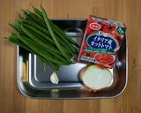 三度豆のトマト味くったり煮込み作り方1写真