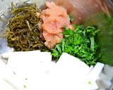ネバネバピリリッ！お手軽一品の山芋明太作り方4写真