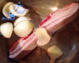 即席塩豚で塩豚トマト作り方1写真