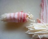 豚バラえのき♪作り方1写真
