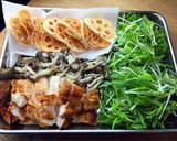 れんこんチップと鶏肉の和風サラダ作り方5写真