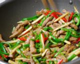 チンジャオロースー丼作り方10写真