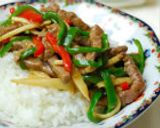 チンジャオロースー丼作り方11写真