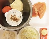 おからと胸肉半々☆玉ねぎ入柔らかナゲット作り方1写真