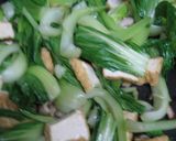 青梗菜と厚揚げのオイスターソース炒め作り方4写真