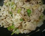 *豚肉とれんこんのさっぱり炒め*作り方6写真