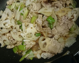 ＊豚肉とれんこんのさっぱり炒め＊作り方6写真