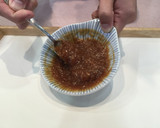 白菜のお好み焼き！大根おろしソース仕立て作り方1写真