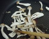 シメジとほうれん草のマーガリン炒め♪作り方4写真