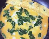 お弁当に☆ほうれん草入り甘い卵焼き作り方3写真