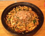 味噌ホルモン焼きうどん作り方6写真