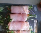 鶏むね肉ロールの和風しょうゆがけ作り方4写真