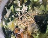 お店の味！簡単ワカメとレタスの絶品スープ作り方5写真