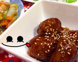 揚げずに簡単！甘酢あんかけ肉団子♡作り方7写真