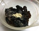 生・茎レタスとキクラゲの塩炒め作り方2写真