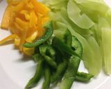 生・茎レタスとキクラゲの塩炒め作り方4写真