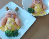 節分まではお昼寝中～☆鬼ちゃんオムライス作り方7写真