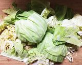 キャベツとベーコンのペペロンチーノ♡作り方1写真