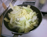 簡単 イカ 白菜 蓮根 オイスター炒め作り方5写真