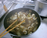簡単 イカ 白菜 蓮根 オイスター炒め作り方8写真