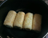 節約満足おかず＊豆腐の揚げ巻き甘酢餡かけ作り方4写真