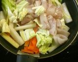 大根とイカの炒めもの(青じそドレ)作り方4写真
