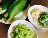 坦々風ミートパスタ☆作り方1写真