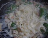 鮭フレーク使って和風クリーム大根パスタ作り方7写真