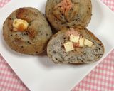 明太子ごまチーズパン作り方16写真