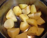 カツオにんにくジャガバタしょう油作り方1写真