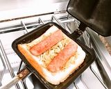 スパムと卵の定番ホットサンド作り方8写真