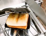 スパムと卵の定番ホットサンド作り方13写真