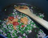 ♪常備菜に♪肉ニラ味噌♪使い方たくさん♪作り方3写真