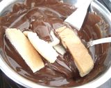 バレンタイン！パン耳で焼きチョコ作り方2写真