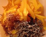 ３分で！絶品おかず！たくあんの塩昆布和え作り方2写真