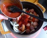 ストウブでラタトゥイユ風ナポリタン作り方3写真