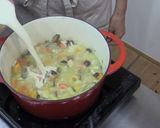 野菜たっぷり麦みそ豆乳スープ作り方4写真