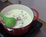 野菜たっぷり麦みそ豆乳スープ作り方5写真