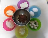 手間なし党スイーツ♡七色ケーキ（チョコ）作り方1写真