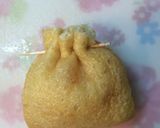ネギ餅卵の巾着☆簡単作り方6写真